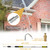 POOPLE Gutter Cleaning Tools from The Ground, 20FT Reach Telescoping Gutter Cleaner Tool, Rain Gutters Cleaning Wand with 360° Metal Head, Gutters Cleaner Hose Attachment & Connection Adapter