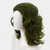 cedarol Men's Movie Joker Short Green Clown Wig Semi-long Wavy Wig Synthetic Hair Halloween Cosplay Costume Curly Wig for Men Boys