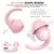 SUPCEAT Ear Plugs for Sleeping - Noise Reduction Soft Silicone Earplugs, 2 Pairs Reusable Hearing Protection Earplugs for Noise Sensitivity, Sleep,Snore,Travel, Sound Reduction Noise Cancelling - Pink