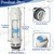 Toilet Flush Valves, THU224 2-Inch Dual Flush Valve Replacement with Mounting Nut for Two Piece Toilets Compatible with TOTO Aquia Toilet Tank ST412M