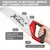HAUTMEC 16 Inch Pro Hand Saw, 11 TPI Fine Tooth for Wood Cutting
