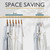 ManGotree Velvet Coat Hangers with 360° Swivel Gold Hook 48 Pack White