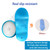 Tideshake Non‑Slip Waterproof Foot Cast Cover for Showering, Reusable Adult Foot Cast Protector, Cast Covers for Shower Foot & Ankle, Watertight Cast Bag for Surgery, Burns, Wounds & After Surgery Recovery