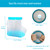 Tideshake Non‑Slip Waterproof Foot Cast Cover for Showering, Reusable Adult Foot Cast Protector, Cast Covers for Shower Foot & Ankle, Watertight Cast Bag for Surgery, Burns, Wounds & After Surgery Recovery