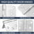 4" 316 Marine Grade Door Hinges XINSheng Heavy Duty Exterior 3 Pack