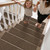 BEQHAUSE Stair Treads Non Slip for Wooden Steps 28x9in, 15pcs, Brown