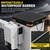 Bucket Truck Cover Fits 1 Man Vinyl Bucket 28" x 28" Edge to Edge, Heavy Duty 1200D Waterproof Aerial Bucket Cover, Tear Resistant Bucket Truck Accessories with Cam Buckle Strap, Black