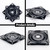 Mejiao 6 Inch Heavy Duty Swivel Plate, 360 Degree Rotating Turntable Base with Ball Bearings for Bar Stool, Chair, Recliner, Boat Seat (Black)