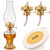 Hortsun 2Pcs Oil Lamp Burner Parts, 1 3/8" Thread Base with Cotton Wick
