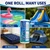 Cosdam Bounce House Patch Kit, 4.5" x 10' Heavy Duty TPU Inflatable Patch Repair Kit, Waterproof Repair Tape Roll for Inflatables, Bounce Houses, Water Slides, Air Mattress, Pool Liners (Clear)