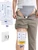 Leak-Proof Wearable Male Urinal for Incontinence, Grey