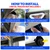 Holikme Garage Door Bottom Seal, EPDM Rubber Weather Stripping 22Ft Black