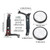 Bicycle Training Wheels, Variable Speed Bike Training Wheels Bicycle Stabilizers Mounted Kit for Kids Variable Bike of 16 18 20 22 24 Inch(1 Set)(Black)