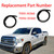 2Pcs Roof Drip Molding Weatherstrip Compatible with 2007-2021 Toyota Tundra CrewMax Cab Left & Right Side Roof Trim with Embedded Steel Wire Seals,Replace 75552-0C060 75551-0C060(Not Fit Double Cab)