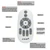 GTHAAA A19 Remote Control LED Light Bulbs E26 Dimmable 2700K-6000K, 2 Pack