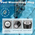 4 Pack Rubber Pool Winter Plugs 1" 1.25" 1.5" 2" Pool Winterizing Plugs with Stainless Steel Screws Pool Return Jet Plug for Inground & Above Ground Pools