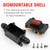 EATAKWARD 20A 125V AC Inline Cord Switch, IP66 Waterproof DPST Inline Cord Switch with Red Lighted Rocker Button (ON/Off Switch)