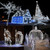 SURNIE Rope Lights Outdoor Waterproof Daylight White: LED 50FT Cuttable Outside Bright 110V Lighting Connectable Flexible Plug Cool Clear Tube, Indoor Deck Patio Xmas Camping Decor, Not Flat Strip