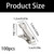 100 PCS Stainless Steel Garden Clips - Heavy Duty Greenhouse Clamps for Plant Netting, Shade Cloth, Hoops - Rust-Proof Metal Gardening Clips for Support, Sealing, Organizing