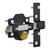 Barn Door Lock, Fence Gate Lock, Double Sided Gate Latch, Gate Lock for Wodden Garage Door, Supplied with 5 Keys, Work with 2.75" Wooden Vinyl Metal Gate, for Right & Left Door