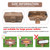 Hrensaw Small Weatherproof Electrical Connection Box(6 x 3.5 x 2.2inch),Outdoor Electrical Box,Waterproof Extension Cord Covers for Plug, Extension Cables, Holiday Lights,Brown