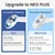 LUXE Bidet NEO 185 - Bidet Attachment for Toilet Seat, Blue
