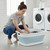 17 Gallon Extra Large Collapsible Laundry Basin, Jumbo 65L Soaking Tub for Bed Sheets & Bulky Clothes, Heavy-Duty Foldable Water Reservoir & Storage Bin, Space-Saving XL Utility Tub