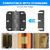 50 Pack Plastic Door Hinge Shims 3.5 Inch, 0.060" Thick, Trimmable Hinge Spacers for Interior Door Alignment, Easy Gap Filler to Fix Air Leaks, Sticking or Misaligned Doors