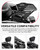 Amazicha 4 Point Docking Hardware Kits Quick Release Sissy Bar Luggage Rack Motorcycle Fit for Harley Touring Electra Glide Street Glide Road Glide Road King 2009-2024 (Black)