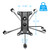 Frassie Office Gaming Chair Metal Base Replacement with Bottom Plate Stand Cylinder, 5 Wheels (Silver)