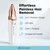 Rechargeable Eyebrow and Facial Hair Remover for Women - 2 in 1 Razor with Built-in LED Light for Painless Hair Removal