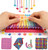 800PCS Loom Refill Loops, 8 Color Loom Loops for Potholder Making Weaving Crafts Flexible DIY for Family Projects