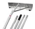 USA-Made Snow Roof Rake with Shingle Saver Rollers (20 Foot)