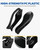 ANONEMOTO Side Wings Windshield, Fairing Air Deflectors, Adjustable Wind Deflectors Compatible for Harley Electra Glide Street Glide Trike 2008-2013