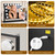 Bearolve Vanity Mirror with Lights, 23"×19" Hollywood Makeup Mirror with 15 Dimmable Bulbs, 3-Color Lighting, Dimmable, 360° Rotation, 10x Magnification, Desk Mirror, Bedroom (Black)