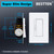 BESTTEN 6PK Slim Dimmer Light Switch, Single Pole or 3 Way Dimmable Switch