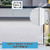 50 Ft Garage Door Seal Top and Sides - White Universal TPE Weather Stripping Kit, Weatherproofing Garage Door Insulation Strip Replacement, Rubber Trim to Stop Drafts, Dust, Rain & Rodents