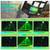 BINGLUX Hog Lights for Night Hunting 20000LM - 2Pack Green Light for Hunting Hogs with 9.3" Metal Light Bracket, Motion Sensor & 65FT Remote, Waterproof Solar Hog Feeder Lights for Deer Coyote Varmint