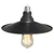 SHUKEFER E26 to E26 Screw-in Industrial Ceiling Light Fixture Matte Black