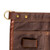 Luchuan Waterproof Waxed Canvas Tool Apron With the Adjustable Genuine Leather Belt (brown)