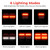 QINOJA Wireless Trailer Lights - Adjustable Angle Strong Magnetic LED Trailer Light with Rechargeable, IP67 Waterproof, 6 Lighting Modes, Tail Light Covers for Vehicle, RVs, Trucks, Boats(Black)