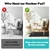 Non-Slip Recliner Pad for Hardwood Floors Under Recliner Floor Mat Protector to Keep Furniture from Sliding Anti Slip Furniture Stoppers Accessories for Sofa Couches Chairs Carpet