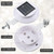 Yinder 16 Pcs Gutter Light Solar Powered, Outdoor Fence Light, White