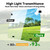 Mixopoly Golf Cart Windshield for Club Car DS 2000.5-up, 3/16" Thick Foldable Clear Acrylic, Anti-UV, Impact Resistant & Waterproof, For All-Weather Driving Comfort
