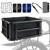 Rear Rack Bike Basket, Large Rear Bike Basket with Liners & Cargo Net & 2 Rain Covers, Heavy Duty Metal Bicycle Basket for Bicycle, Ebike, Electric Bike