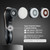 Facial Cleansing Brush, Electric Face Scrubber Rechargeable Exfoliator IPX-7 Waterproof Rotating Cleanser for Exfoliating, Massaging and Deep Cleansing for Women & Men with 4 Brush Heads Black