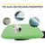 eFuncar 5 Pack Microfiber Cleaning Cloth for Windshield Cleaner Tool, Green