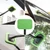 eFuncar 5 Pack Microfiber Cleaning Cloth for Windshield Cleaner Tool, Green