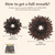 Agusbagli 28’’ Halloween Wreath for Front Door, Burgundy Fall Wreath