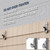 Siding Installation Tools, Siding Mounting Kit for Use with 3/8-Inch Wood/LP Sidings, Lap Sidings Gauge with Adjustable Reveals,Aluminum Body, 2 Packs